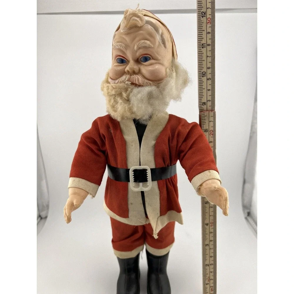 Vintage Home Decorative Christmas Standing Plastic Santa Claus Figure‎ - 12